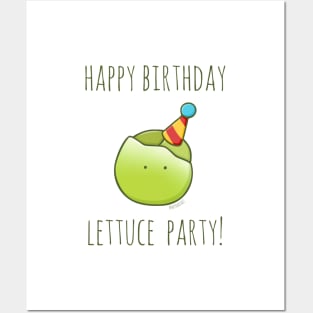 Happy Birthday Lettuce Party! Posters and Art